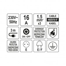 72372 STHOR Prelungitor electric cu 5 prize, intre..